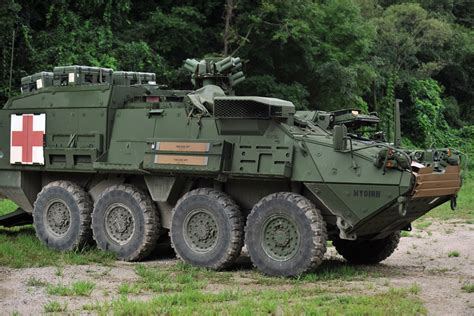 Stryker Medical Vehicles On Hand At Training Range Article The
