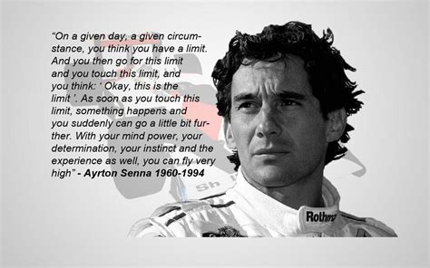 Ayrton Senna Quote Ayrton Senna Formel Eins Schumi