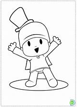 Pocoyo Coloring Dinokids Pages Popular Close sketch template