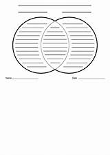Venn Diagram Pdf Lined Worksheet sketch template
