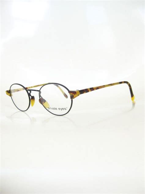 black wire rim glasses womens round small eyeglass frames etsy