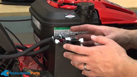 How To Replace The Battery On A Troy Bilt Tb280es Lawn Mower Part