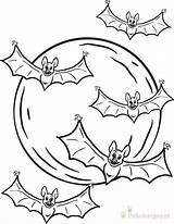 Bats Nietoperz Kolorowanki Dzieci Vleermuis Vleermuizen Everfreecoloring Afdrukbare sketch template