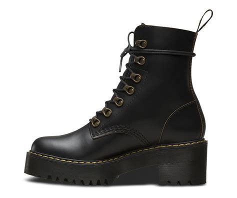 dr martens leona vintage smooth leather heeled boots boots boot shoes women