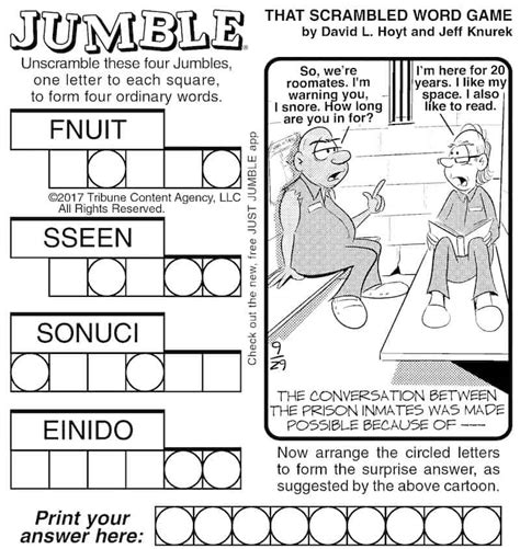 printable jumble puzzles  seniors
