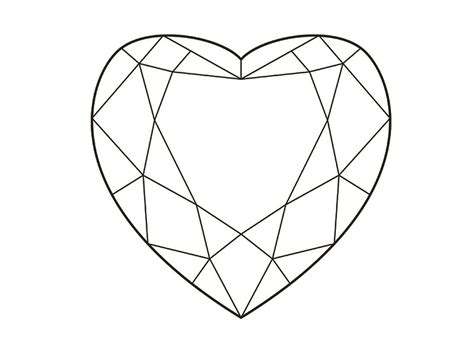 poster diamondheart  marina berglund  dribbble