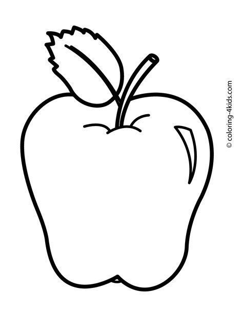 simple coloring pages  preschoolers coloring home