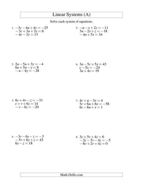 step equations worksheet  multi step equation word problems