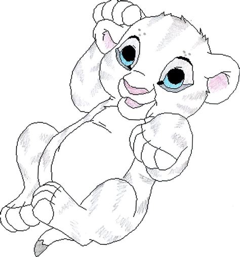 cute baby simba pages coloring pages