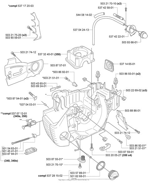 husqvarna    parts diagram  crankcase