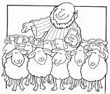 Smarrita Pecorella Sheep Hirte Parabola Schafe Parable Religiocando Kindergottesdienst Schaf Pecora Prodigo Bibel Lesson Parabole Domenicale Jungs Figliol Psalm Piow sketch template