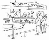 Canteen Cafeteria Crmla sketch template