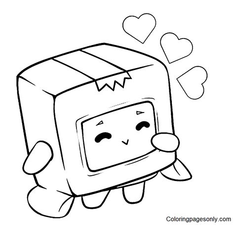 sweet boxy coloring page  printable coloring pages