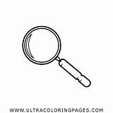 Magnifier sketch template