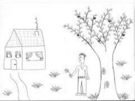 projective testing house tree person house drawing tree house tree drawing