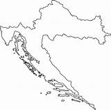 Croatia Kroatien Flagge Worldatlas Malvorlage Landkarte I2clipart sketch template