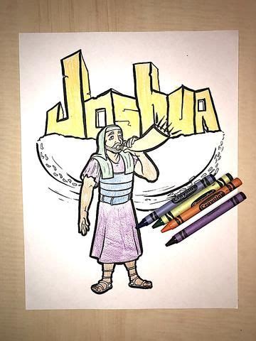 joshua coloring page bible coloring pages bible coloring bible