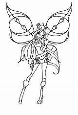 Winx Flora Coloring Pages Musa Print sketch template