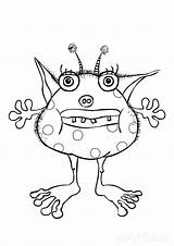 Monster Coloring Pages Monsters Color Printable Kids Print Colouring Inc Cartoon Sheets Printables Cute Frog Gila Baby Z31 Buba Animal sketch template