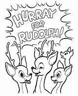 Rudolph Reindeer Pages Rentier Rudolf Nosed Ausmalbilder Sheets Ausmalbild Honkingdonkey Coloringhome sketch template