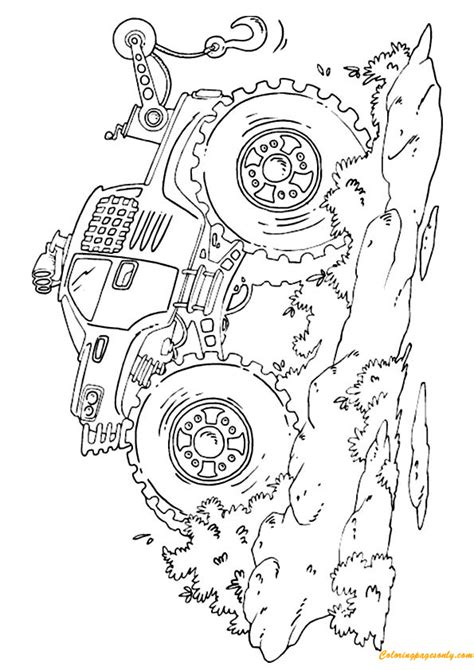 el toro loco drive   forest coloring page  coloring pages