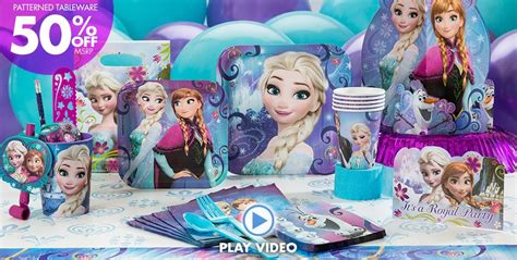 frozen party supplies frozen birthday party ideas party city