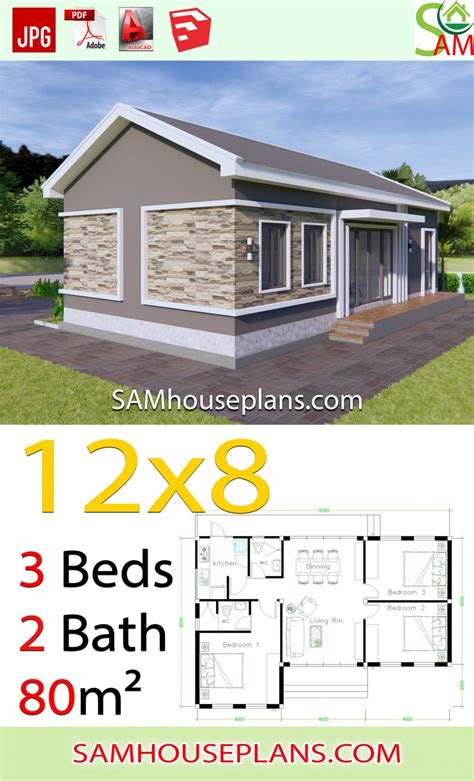 house plans    bedrooms gable roof samhouseplans