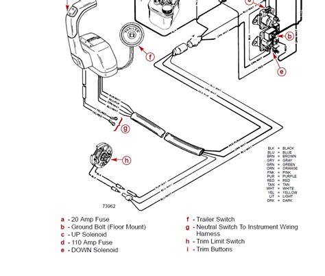 mercruiser tilt trim wiring diagram
