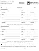 beneficiary form templates