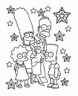 Simpsons Coloring Pages Simpson Coloriage Cartoons Kids Los Les Para Colorear Dibujos Gif Funny Printable Imágenes sketch template