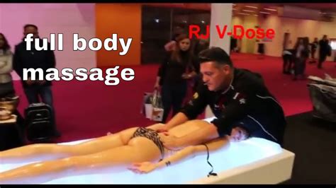 The Best Full Body Massage In Public Youtube