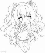 Chibi Coloring Pages Flash Anime Template sketch template