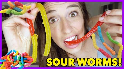 making sour gummy worms youtube