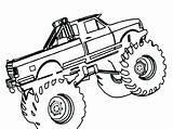 Truck Monster Coloring Pages Print Getcolorings Printable Digger Color sketch template