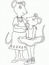 Angelina Ballerina Coloring Pages Online Printable Good People Print sketch template