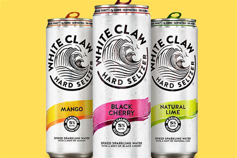 white claw debuted   flavors    sale today