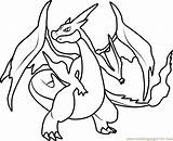 Charizard Coloring Mega Pokemon Pages Ex Printable Getcolorings Color Print sketch template