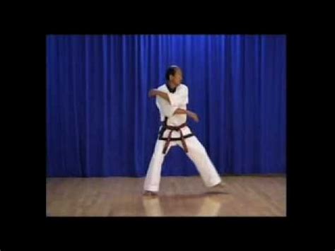 basic form  white belt taekwondo youtube