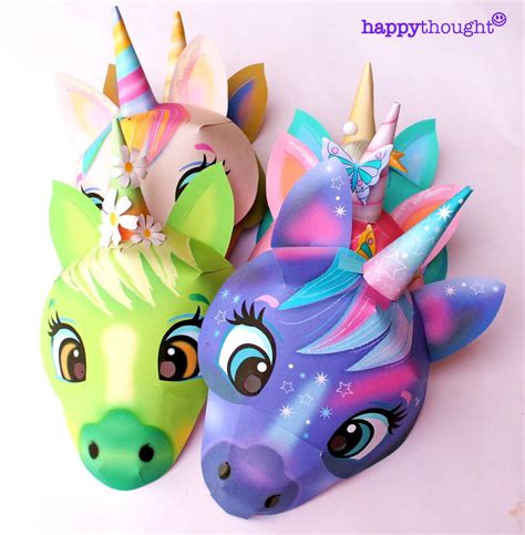 unicorn masks  print   unicorn mask unicorn crafts