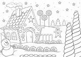 Weihnachten Lebkuchenhaus Weihnachtsbilder Gingerbread Malvorlagen Adventskalender Basteln Malen Malvorlagenausmalbilderr Drucken Freude Lebkuchen Besuchen Schönsten sketch template