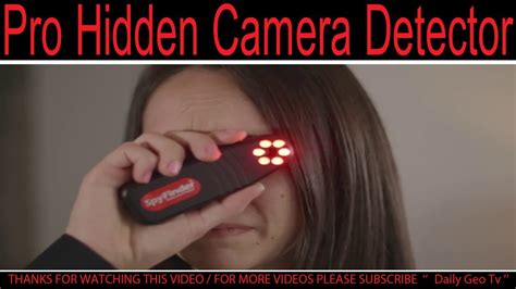 Pro Hidden Camera Detector Spyfinder In Bath Room How To Find