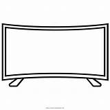 Curved Colorare Clipart Televisione Curvada Disegni Ultracoloringpages Webstockreview sketch template