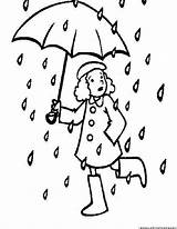 Monsoon Rain Weather Coloring Pages sketch template