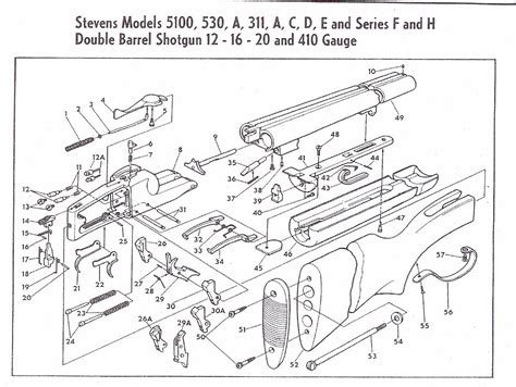savage stevens  parts list needed  firearms forum  buying selling  trading