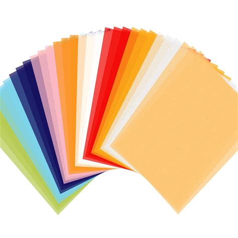 buy colored vellum paper shynek  sheets  colors transparent vellum