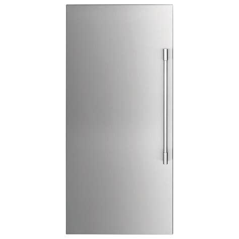 frigidaire professional  cu ft single door left hinge freezer  stainless steel nfm