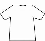 Shirt Blank Template Colouring Coloring sketch template