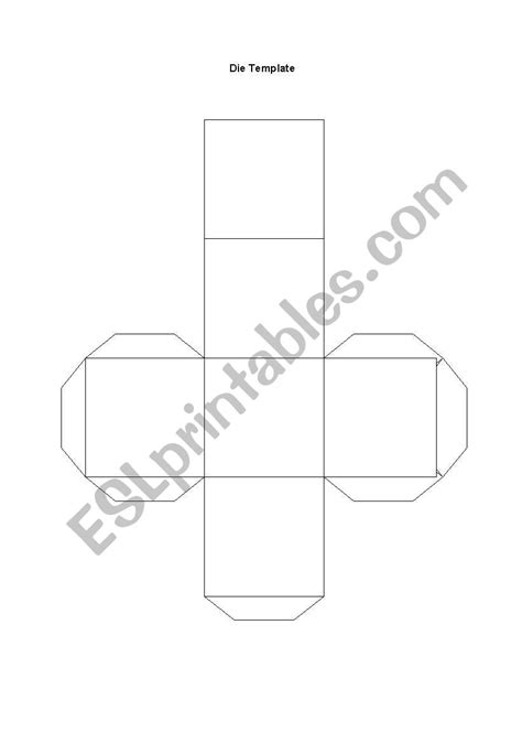 english worksheets dice template