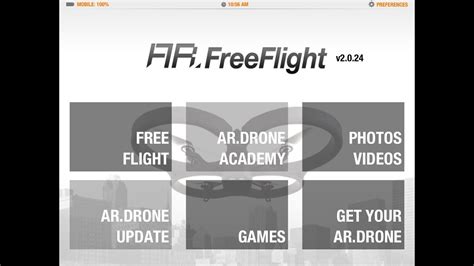 ardrone  arfreeflight  piloting app youtube