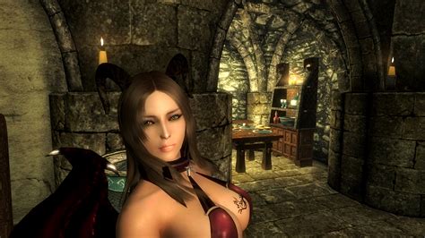 sexy succubus summoning or companion nkt at skyrim nexus mods and
